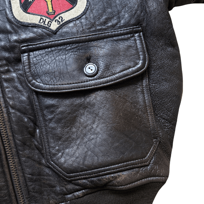 Avirex 1991 Top Gun Gavelston G-1 Flight Jacket - XS/S | S/M, Brown
