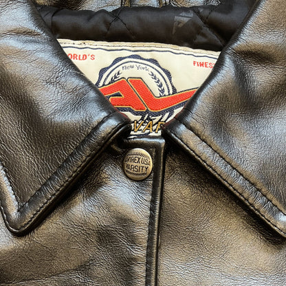 Avirex Leather Varsity Jacket - XS