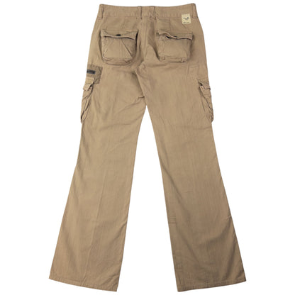 Vintage Et Boite Flared Cargo Trousers Size W28