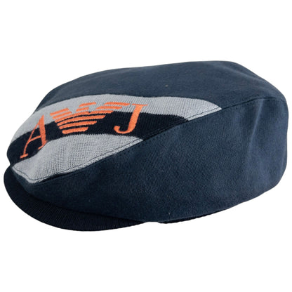 Vintage Armani Embroidered Flat Cap Hat