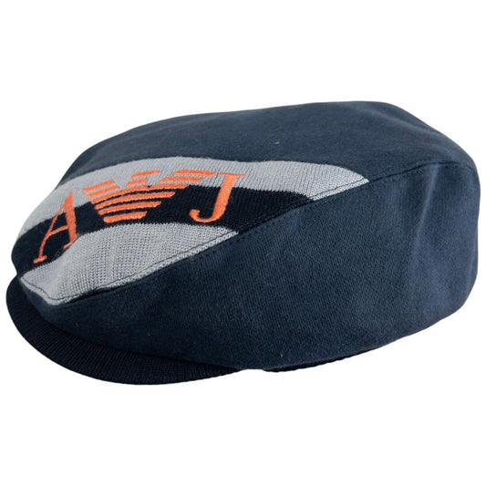 Vintage Armani Embroidered Flat Cap Hat