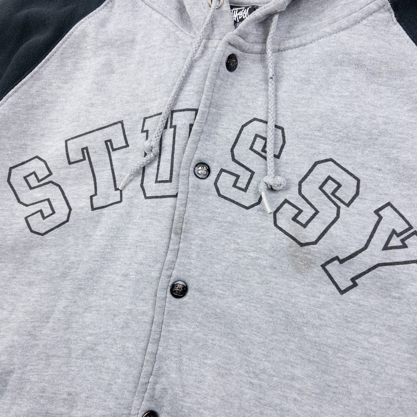 Stussy Varsity Button Up Jacket Size XL