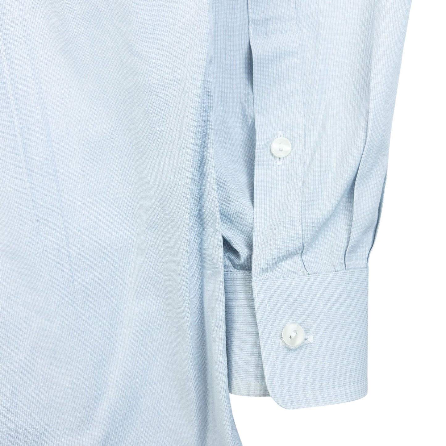 Vintage 90s Issey Miyake Long Sleeve Button Up Shirt Size S | Small, Blue