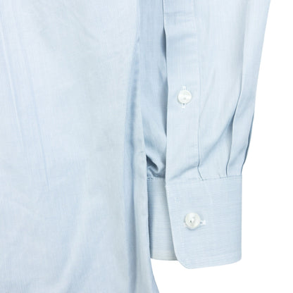 Vintage 90s Issey Miyake Long Sleeve Button Up Shirt Size S | Small, Blue