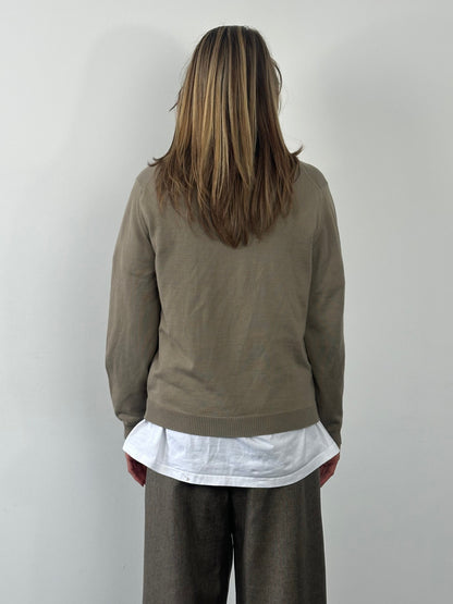 Yves Saint Laurent 1990s Wool Knit Logo Jumper - M