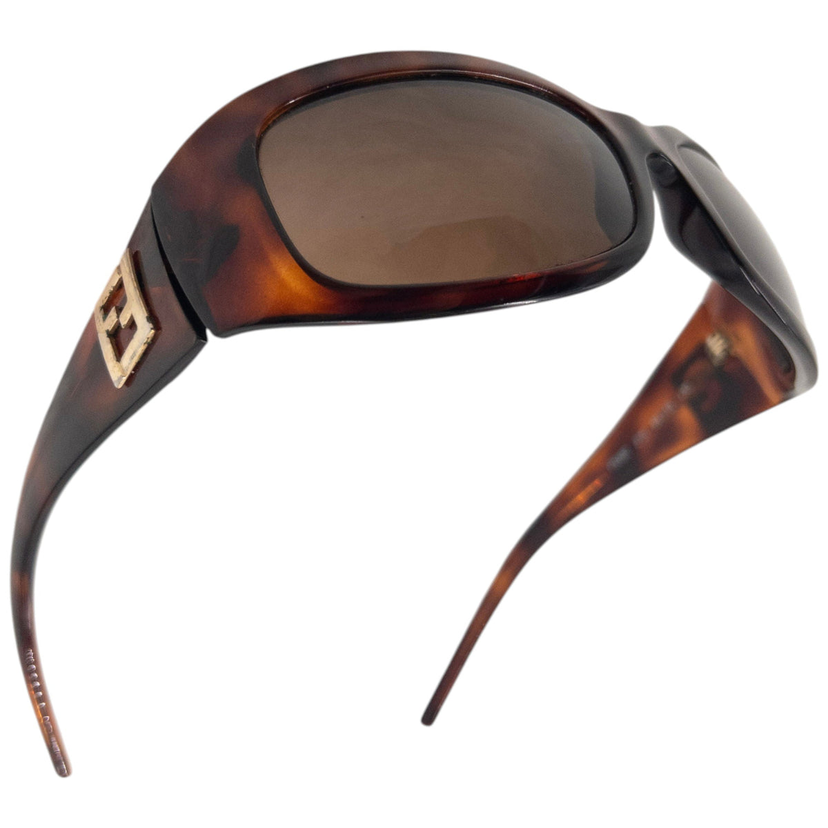 Vintage 2000s Fendi Tortoise Shell Sunglasses | O/S, Brown
