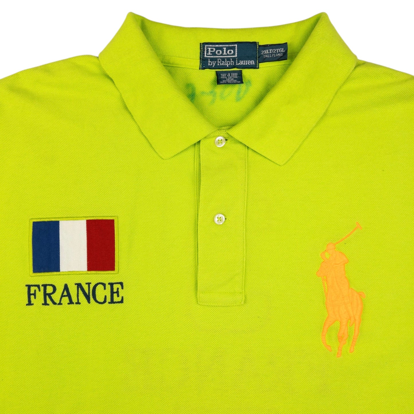 Vintage Polo Ralph Lauren France Polo Shirt Size XXL