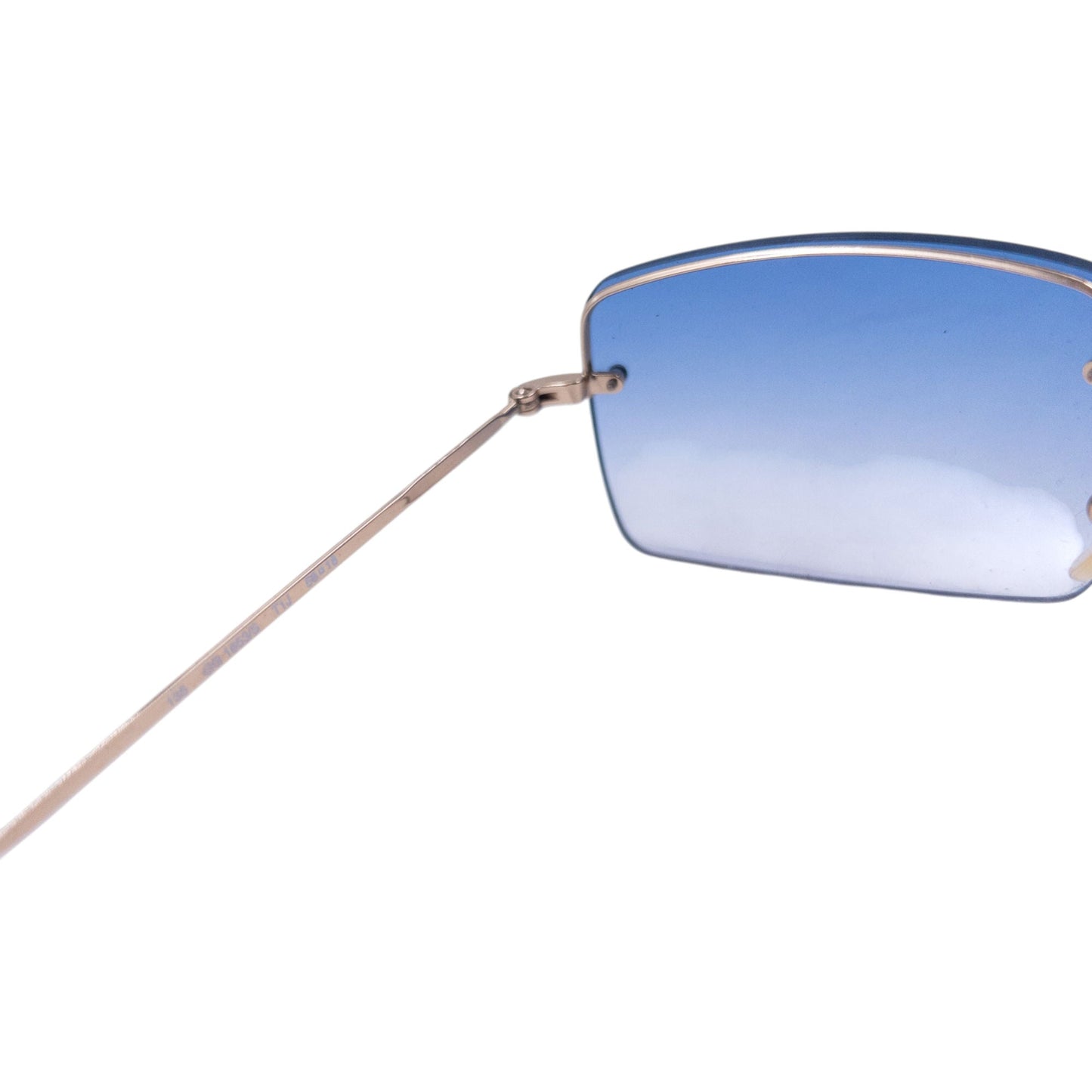 Vintage 2000s Gucci Rimless Sunglasses | O/S, Blue