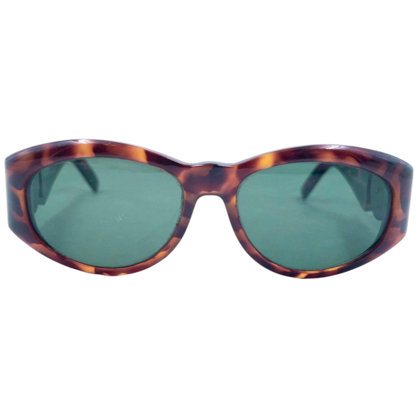 Vintage 1996 Gianni Versace Tortoise Shell Sunglasses | O/S, Brown