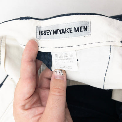 Vintage 90s Issey Miyake MEN Trousers Size W28 | W28, Navy