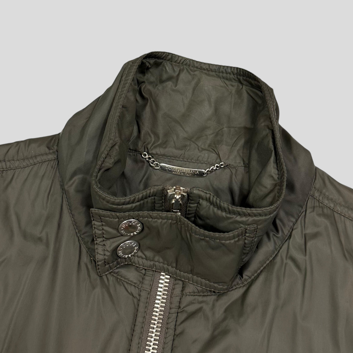 Dolce & Gabbana AW 2003 Multipocket Flight Jacket - L | Large, Grey
