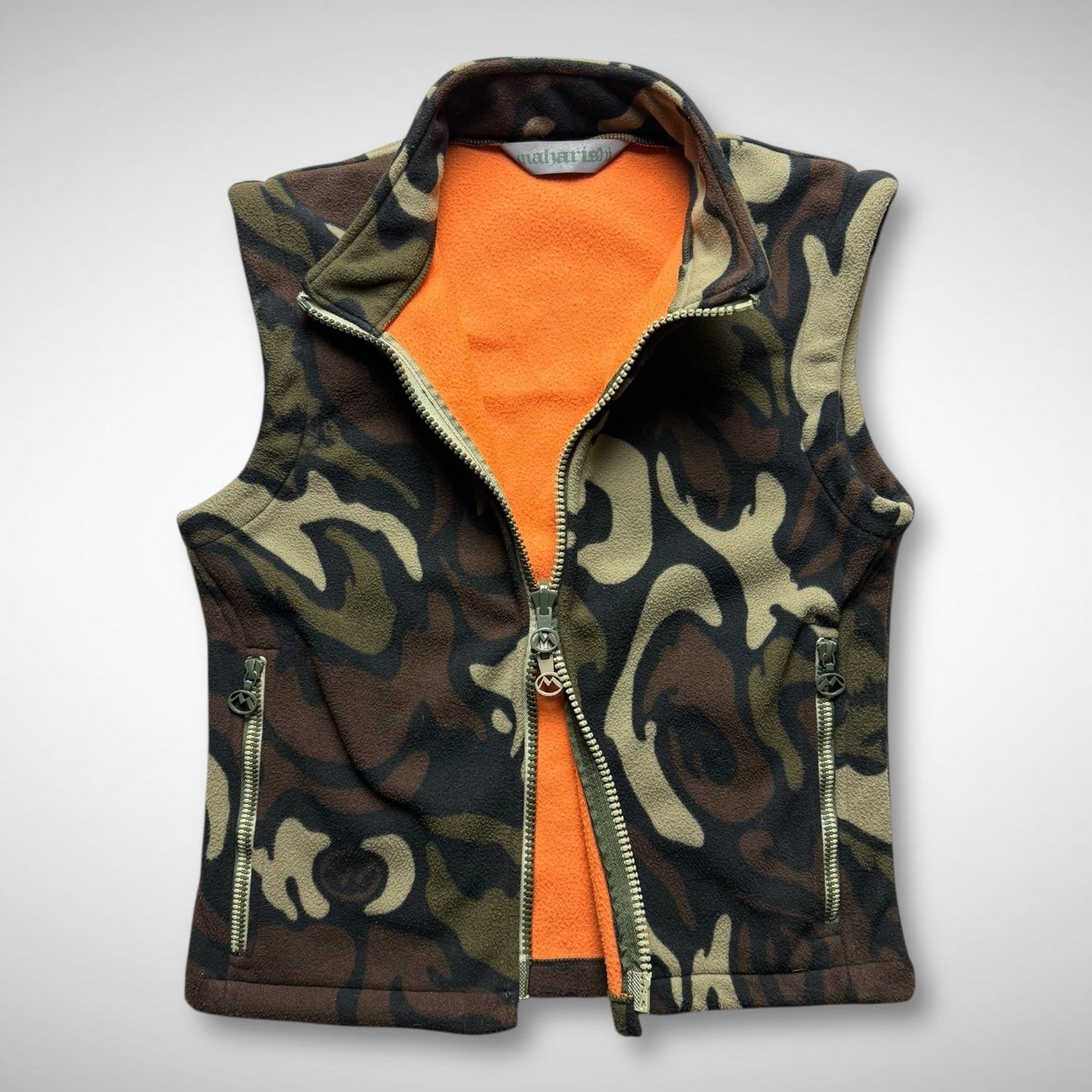 Maharishi Reversible Camo Fleece Vest (1998)