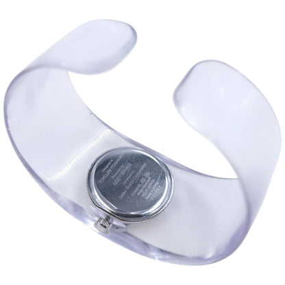 Vintage Issey Miyake X Tokujin Yoshioka Clear Watch Bracelet | O/S, White