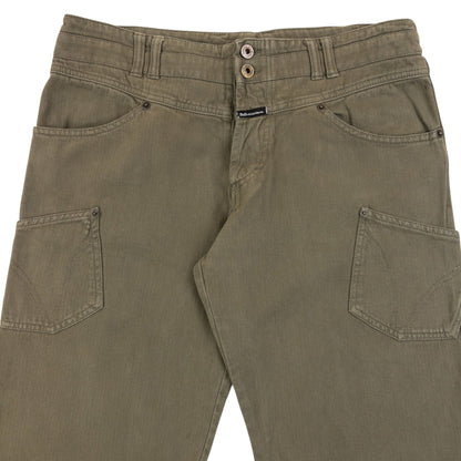 Vintage 2003 Dolce & Gabbana Zip Cuff Denim Jeans Size W34 | W34, Grey