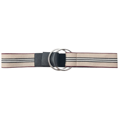 Vintage 2000s Burberry Striped Belt Size L | O/S, Beige, Black, Burgundy
