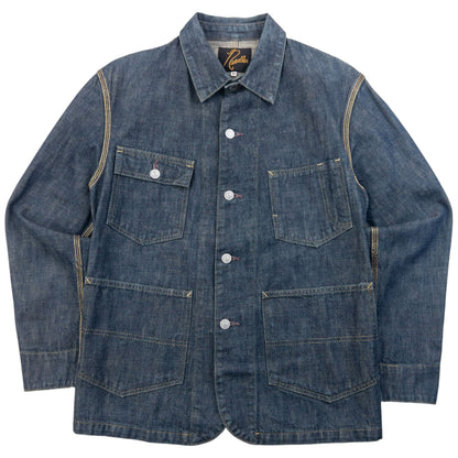 Vintage 90s Needles Button Up Denim Jacket Size XS | XS, Blue