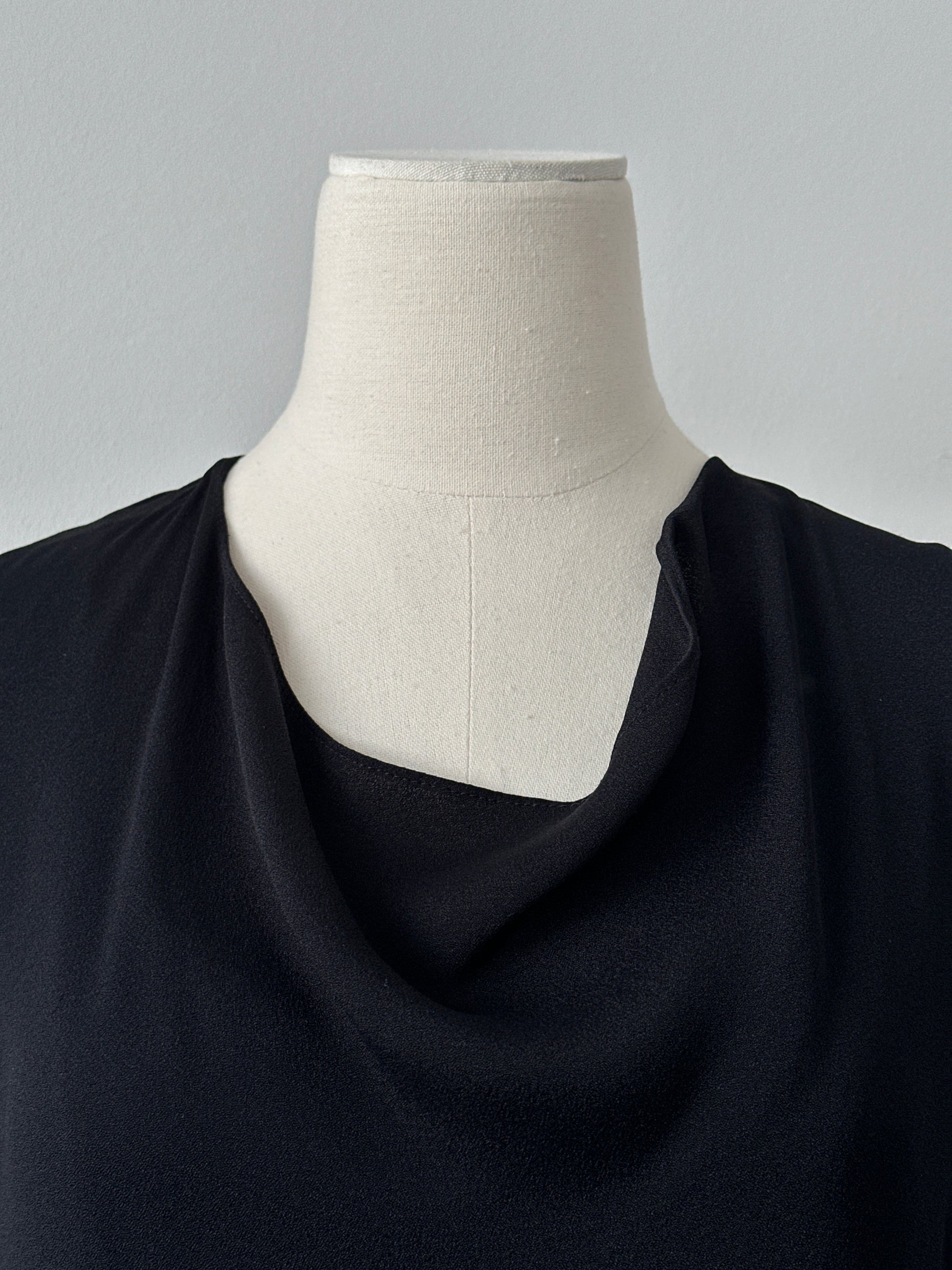 Joseph 2000s Cowl Neck Sleeveless Dress - S