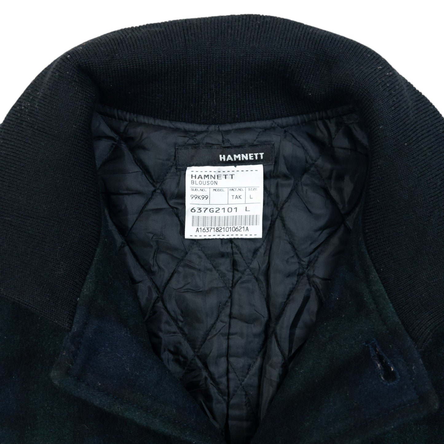 Vintage 2000s Katharine Hamnett Checkered Wool Jacket Size M | Medium, Multicoloured