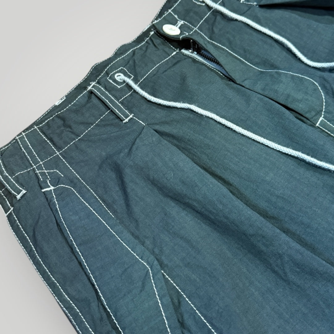 Beams Japan Nylon Contrast Stitch Balloon Pants M