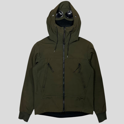 CP Company Khaki Soft Shell Goggle Jacket - S/M | Default Title, Multicoloured