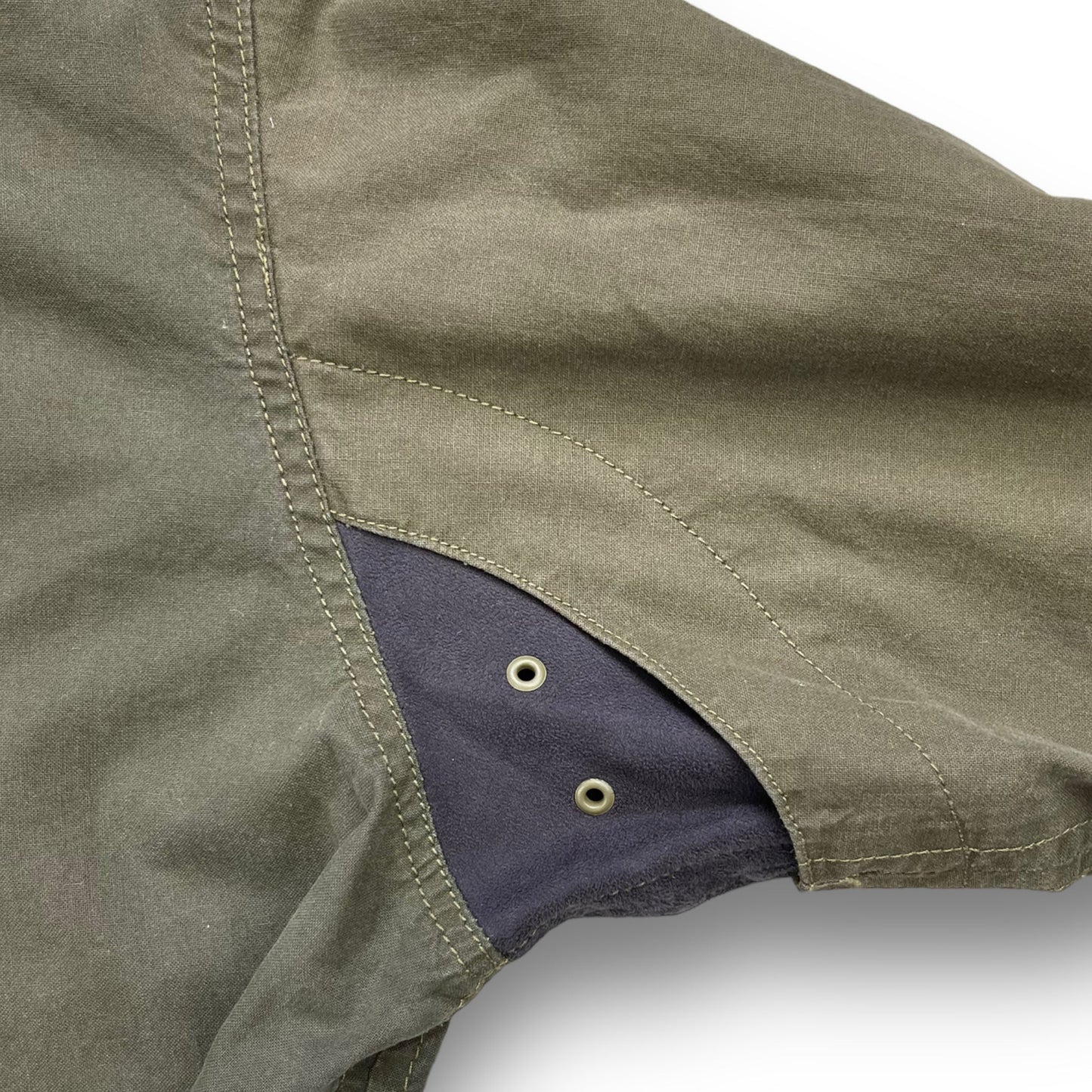 AW99/00 Maharishi Asymmetric Curved Hem Jacket (L) | Default Title, Green