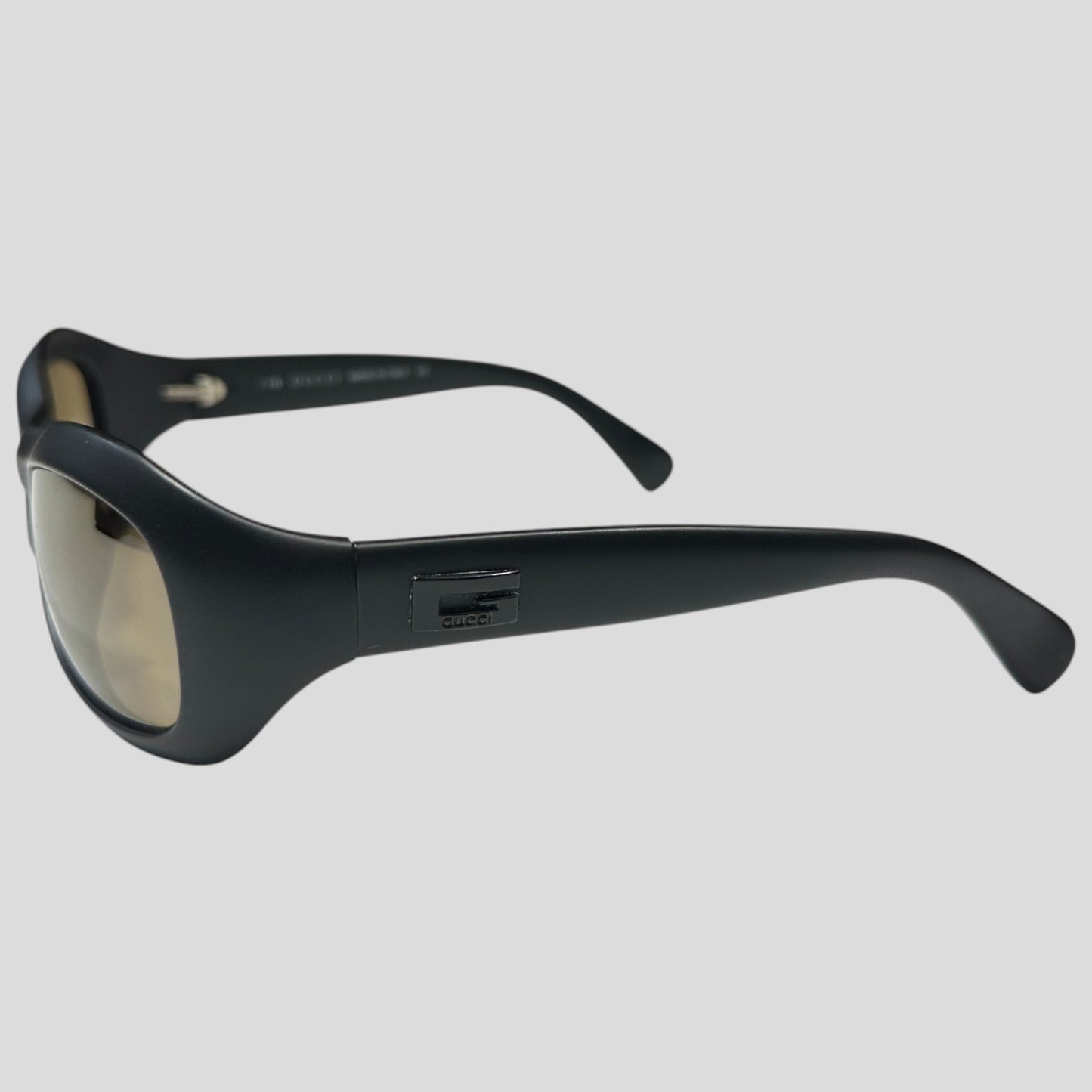 Gucci by Tom Ford 1999 Campaign Matte Sunglasses | O/S, Black