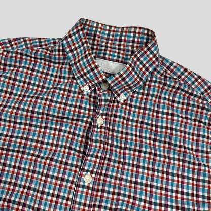 Prada 2018 Neo-plaid Micro Check Longsleeve Shirt - M | Default Title, Neon Multicolour