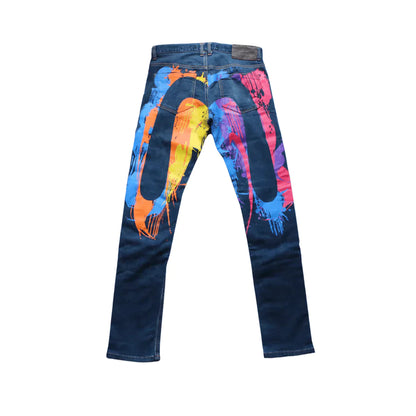 EVISU PAINT SPLASH JEAN