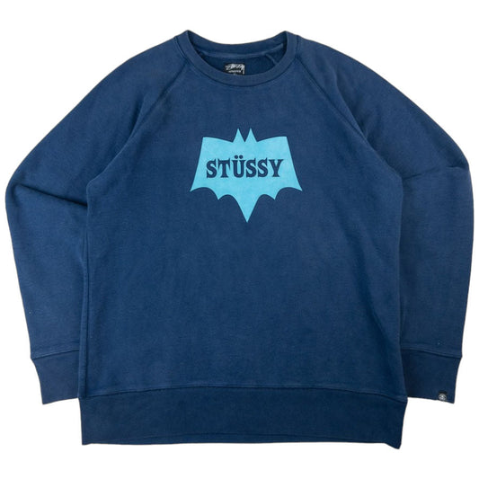 Vintage Stussy Bat Sweatshirt Size XL