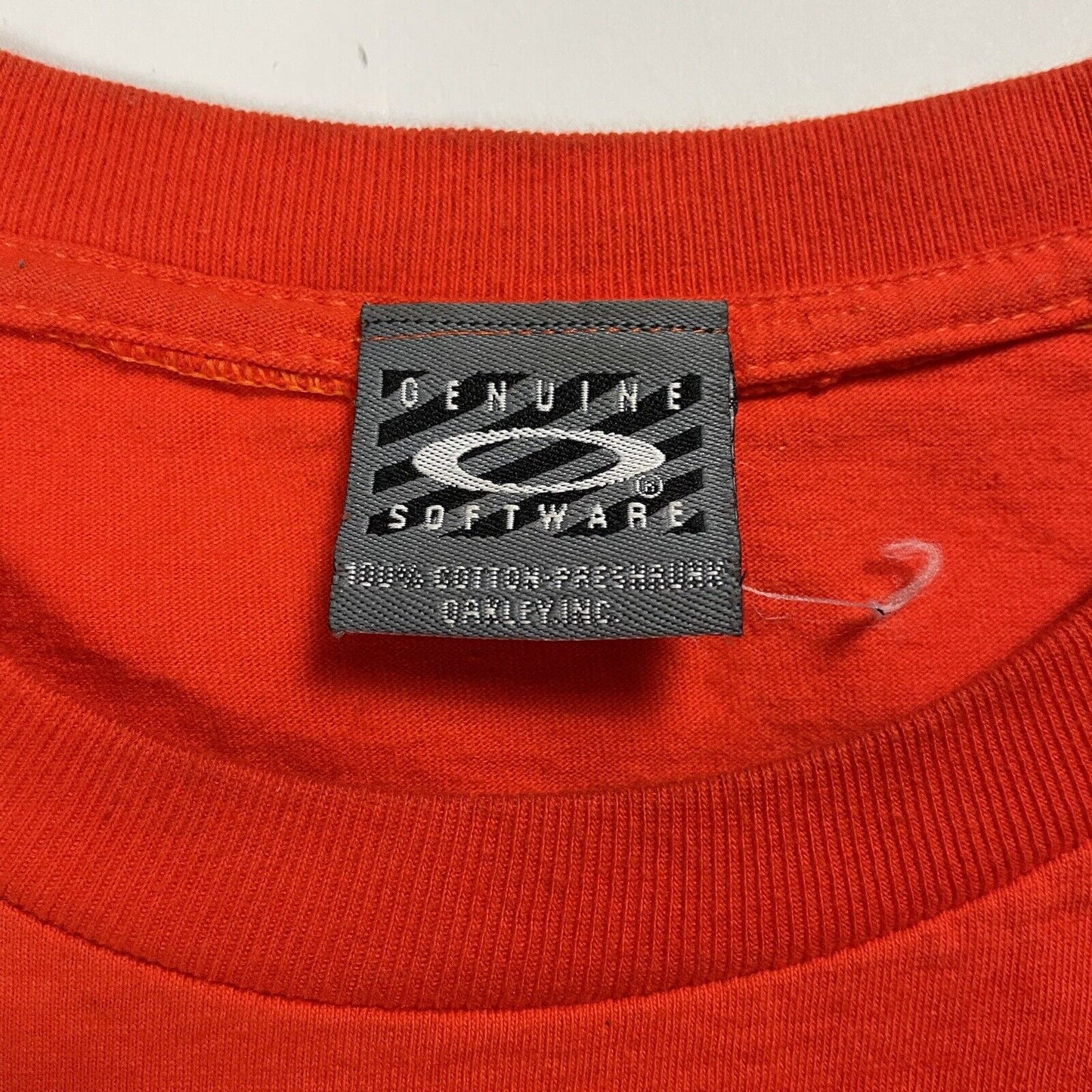 Vintage Oakley Software T-Shirt, Size Medium | Oakley, Orange