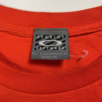 Vintage Oakley Software T-Shirt, Size Medium | Oakley, Orange