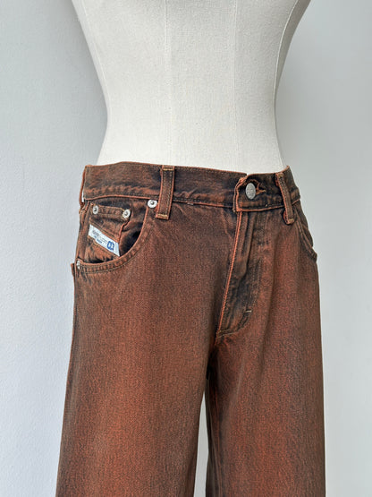 Vintage 2000s Low Waist Flared Denim Jeans - W26