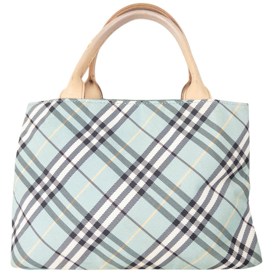 Vintage 2000s Burberry Blue Label Nova Check Handbag | O/S, Blue
