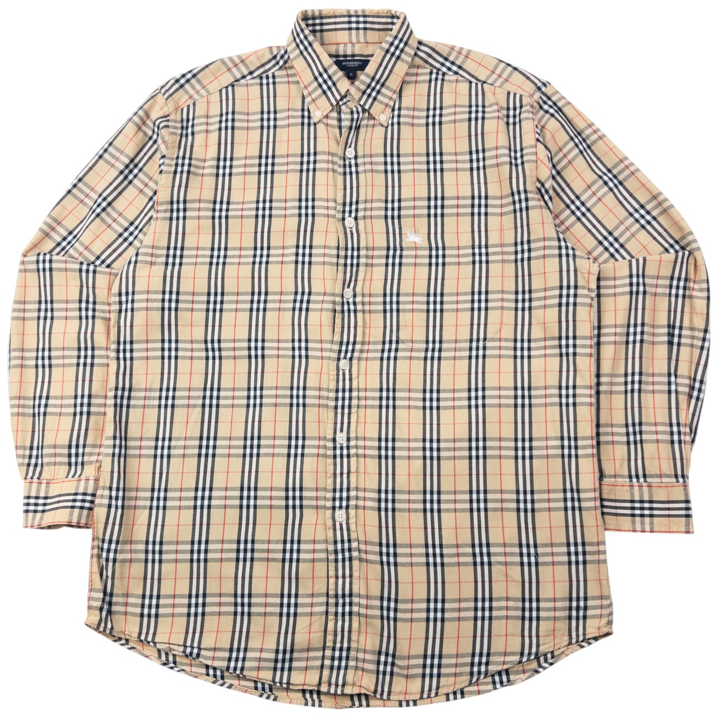 Vintage 2000s Burberry Nova Check Long Sleeve Button Up Shirt Size M | Medium, Multicoloured