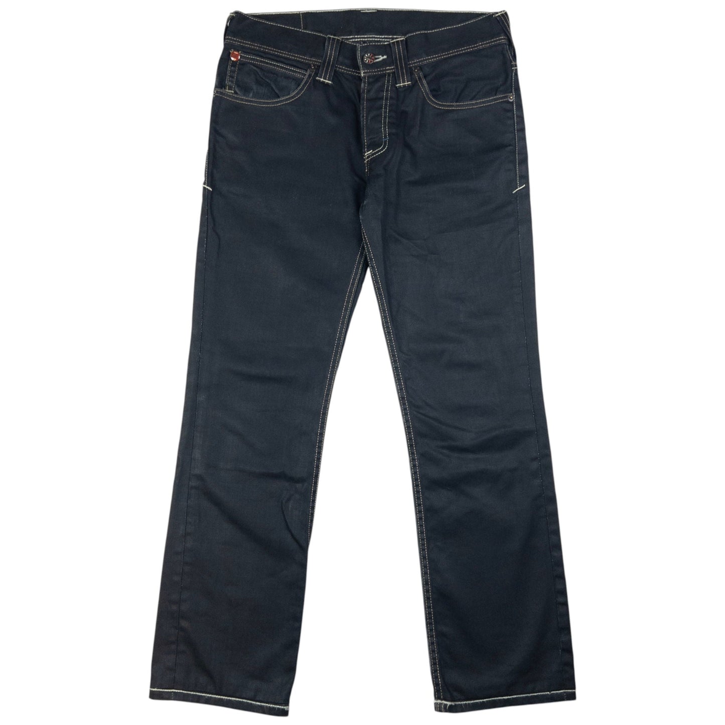 Vintage Puma X Evisu Double Gull Japanese Denim Jeans Size W32