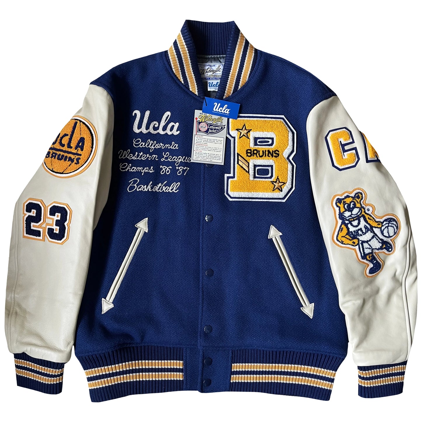 Whitesville 'UCLA Bruins' Varsity Jacket - M