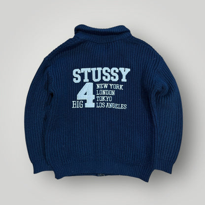 Stüssy 99-03 Spellout Embroidered Cable Knit L