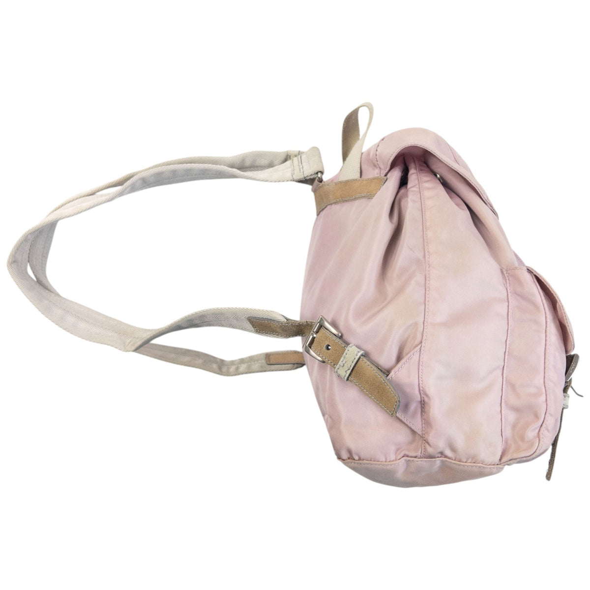 Vintage 2000s Prada Bucket Backpack | O/S, Pink