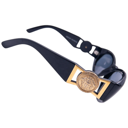 Vintage 1996 Gianni Versace Biggie Smalls Medusa Sunglasses | O/S, Multicoloured