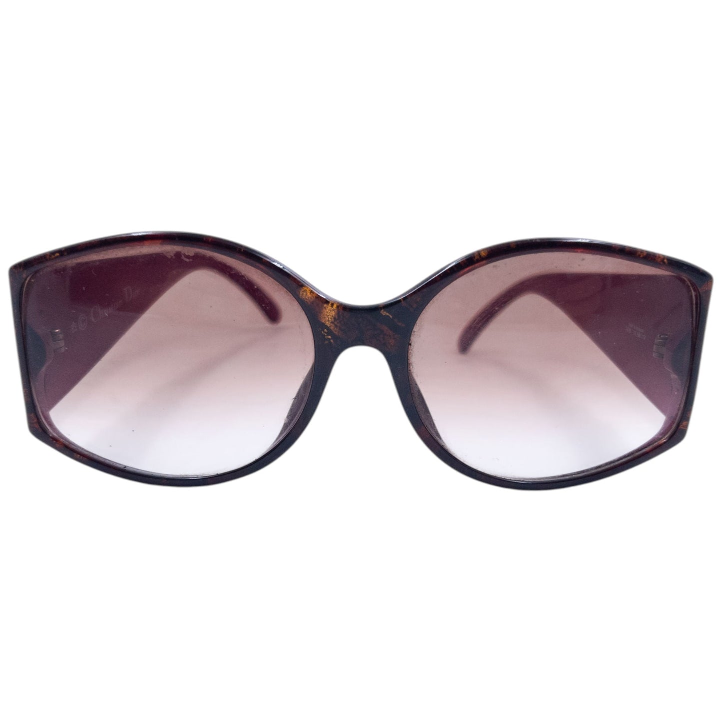 Vintage Dior Pattern Sunglasses | O/S, Tortoiseshell, Purple