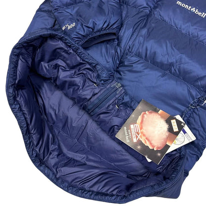 Montbell Light Alpine Down Puffer Jacket In Navy Blue ( S )