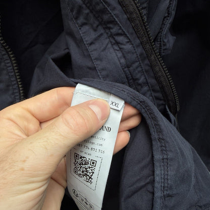 Stone Island Zip Up Jacket (XXL) | XXL, Blue