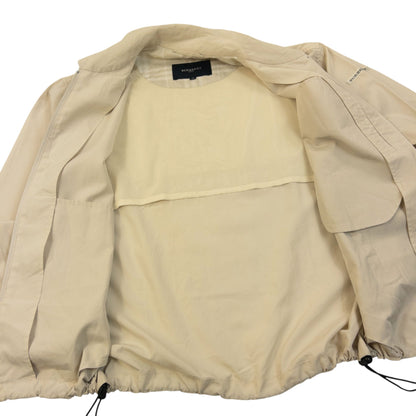 Vintage 2000s Burberry Zip Up Jacket Size S | Small, Cream