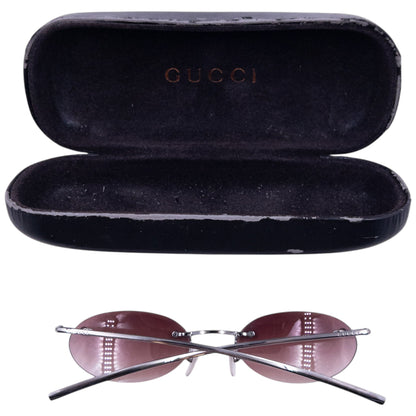 Vintage 2000s Gucci By Tom Ford Rimless Sunglasses | O/S, Brown