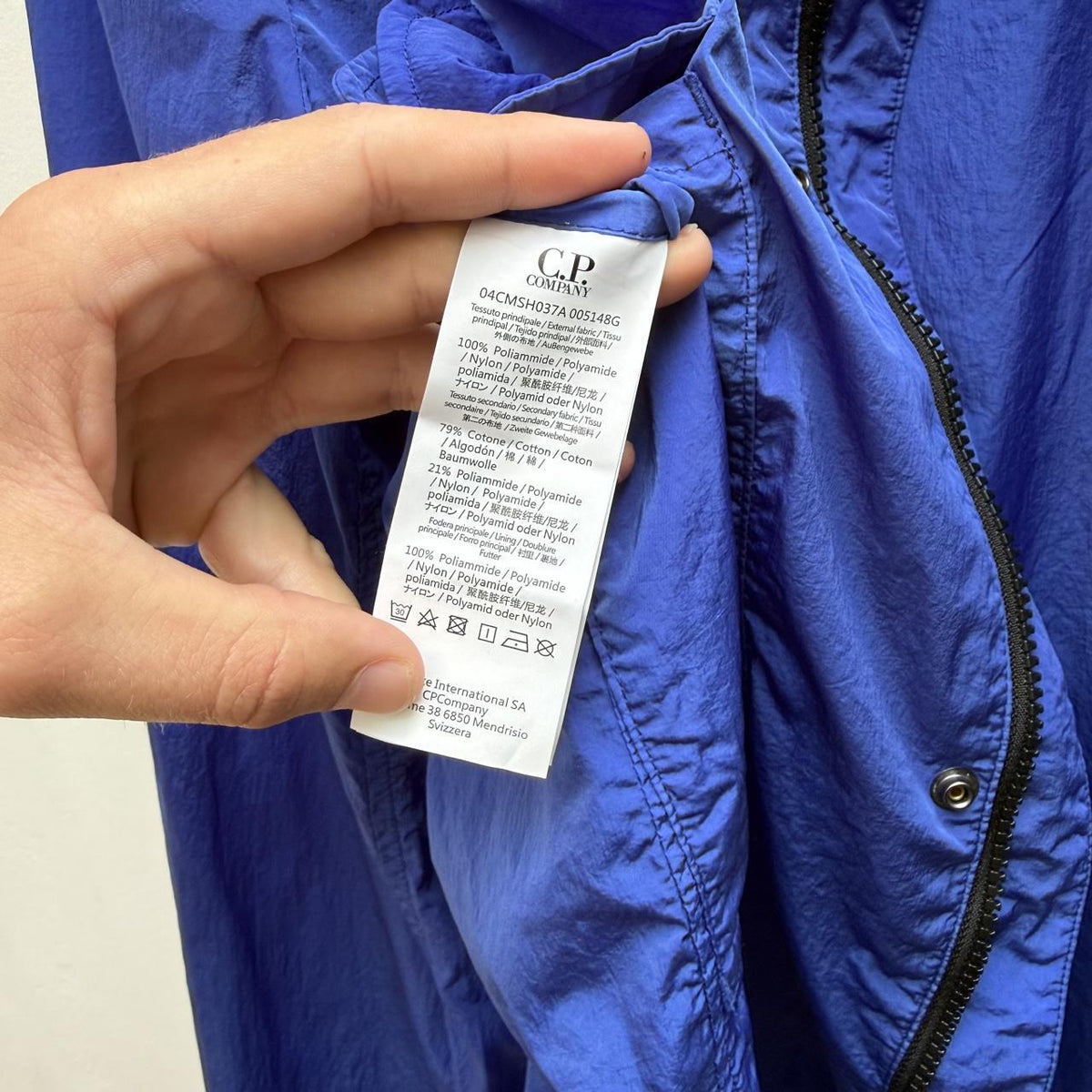 C.P. Company Chrome Goggle Jacket – Royal Blue (XXL) | XXL, Blue