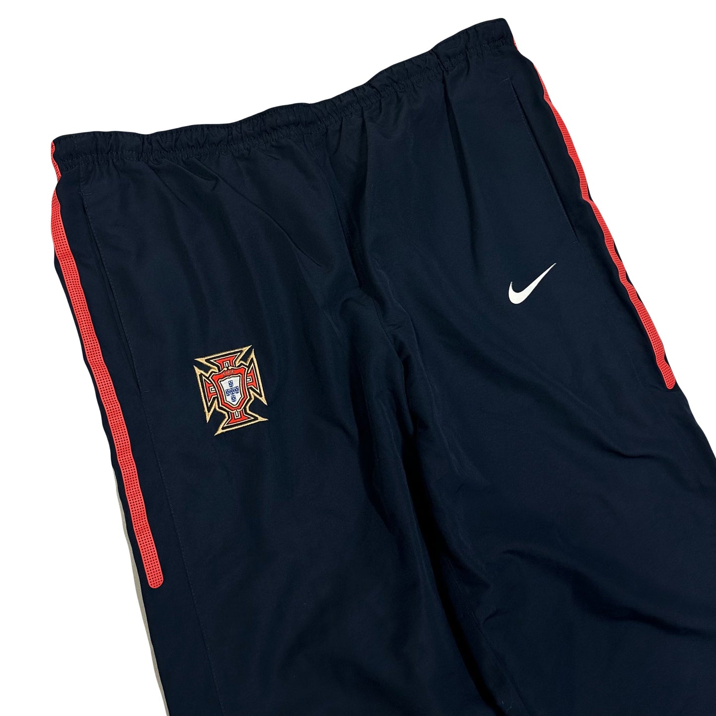 Nike Portugal 2010/11 Tracksuit Bottoms In Navy & Red ( L )