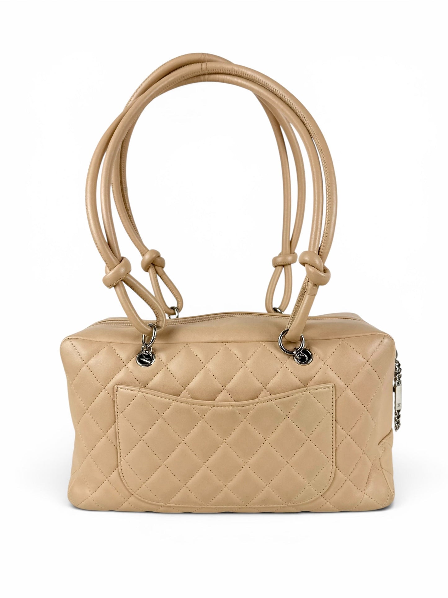 2005 Chanel Cambon Leather Bowling Handbag | O/S, Multicoloured