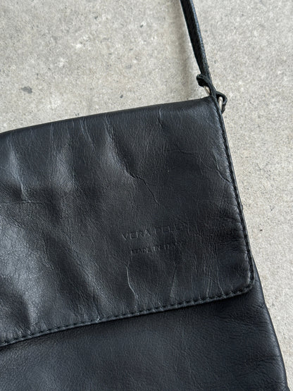 Italian Vintage 1990s Leather Crossbody Bag