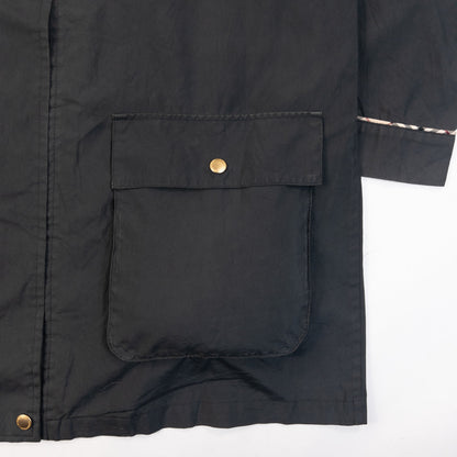 Vintage 2000s Burberry Golf Lightweight Zip Up Jacket Womens Size L | Large, Black