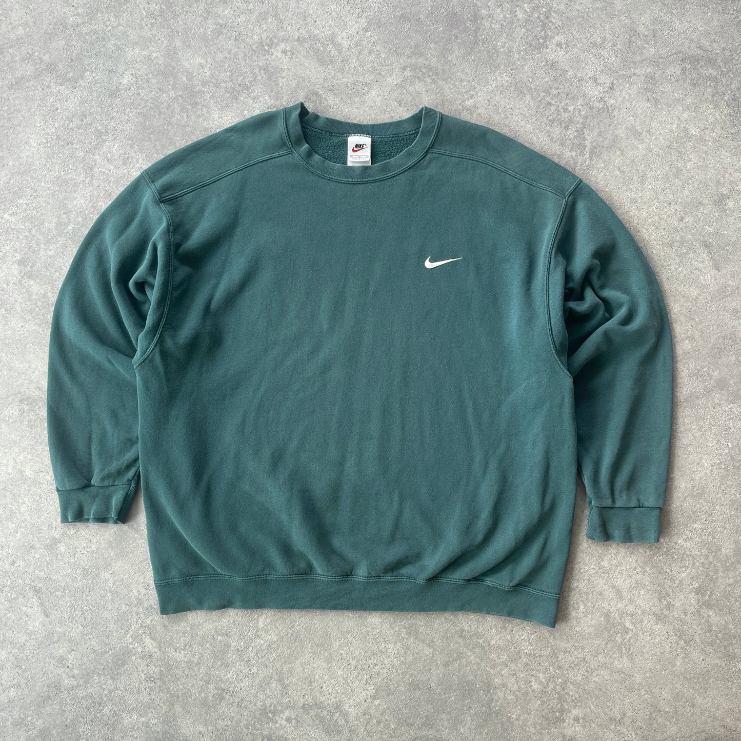 Nike 1990s heavyweight embroidered sweatshirt (XL)